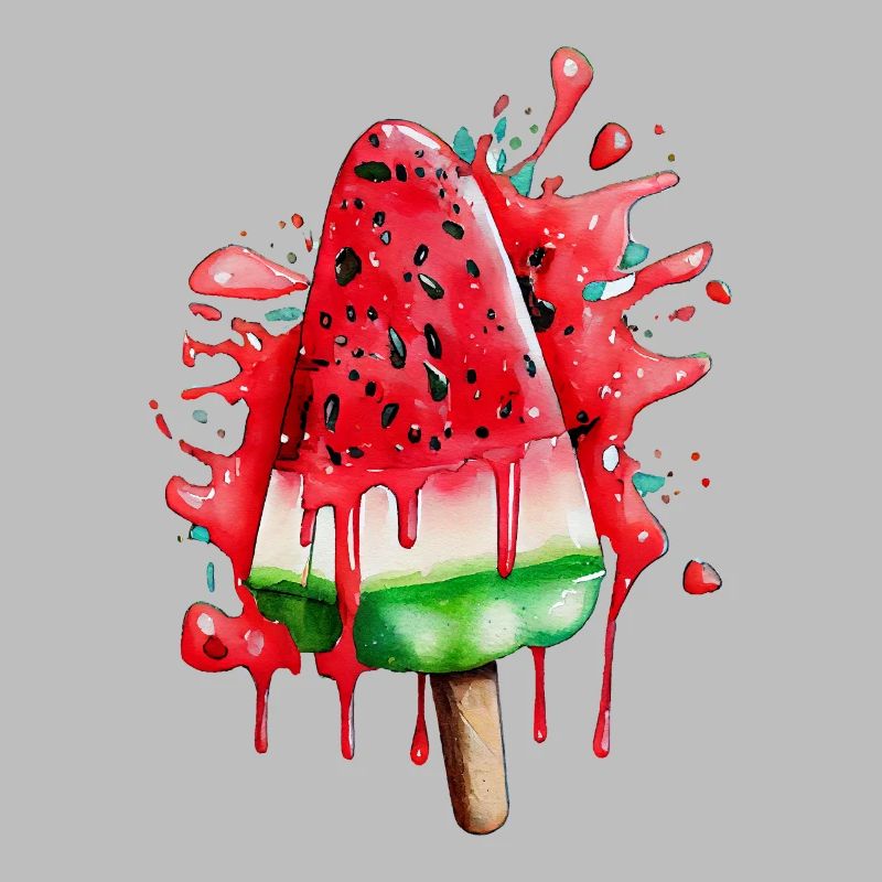 Pastèque Glace Crème glacée à la pastèque