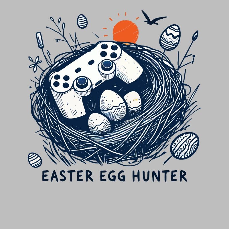 Gaming Easter Egg Hunter Controller Fun