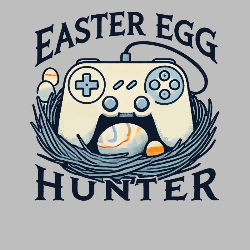 Easter Egg Hunter Gaming Controller Art