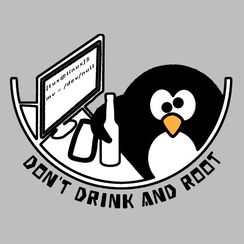 Linux Tux /dev/null
