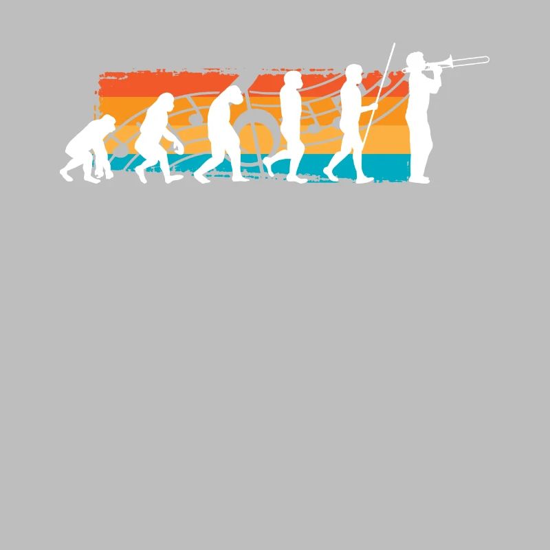 Evolution Posaune | Posaunist cooles Geschenk