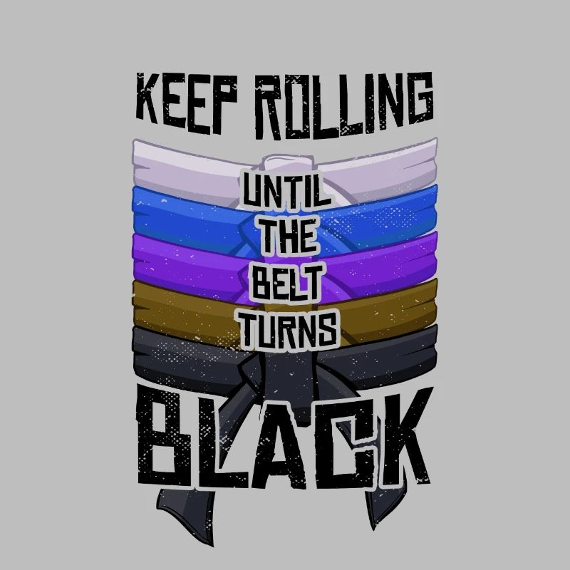 Le Jiu-Jitsu brésilien Keep Rolling Belt devient noir