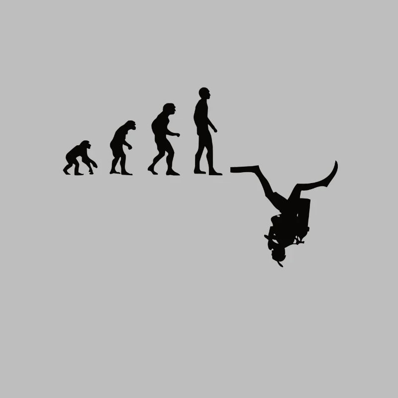 Plongée Évolution | Les gens Développement Idée
