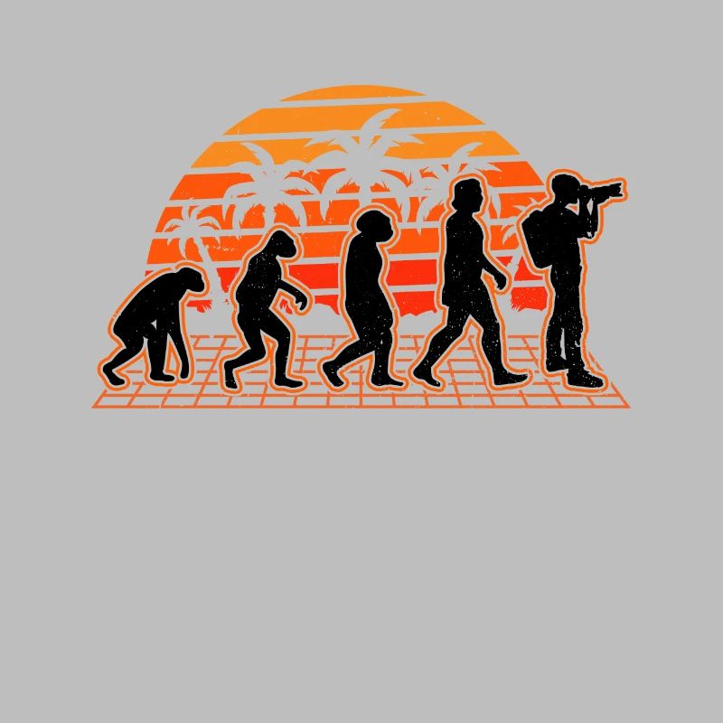 Photographer Evolution Sunset Camera Photojournalist