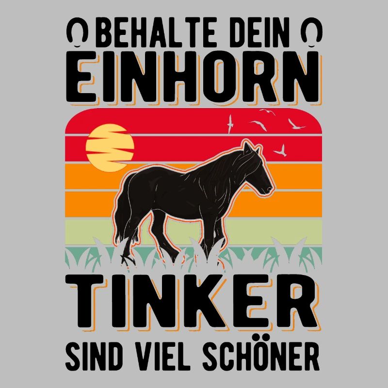 Irish Tinker Pferd Einhorn Tinkerpferd