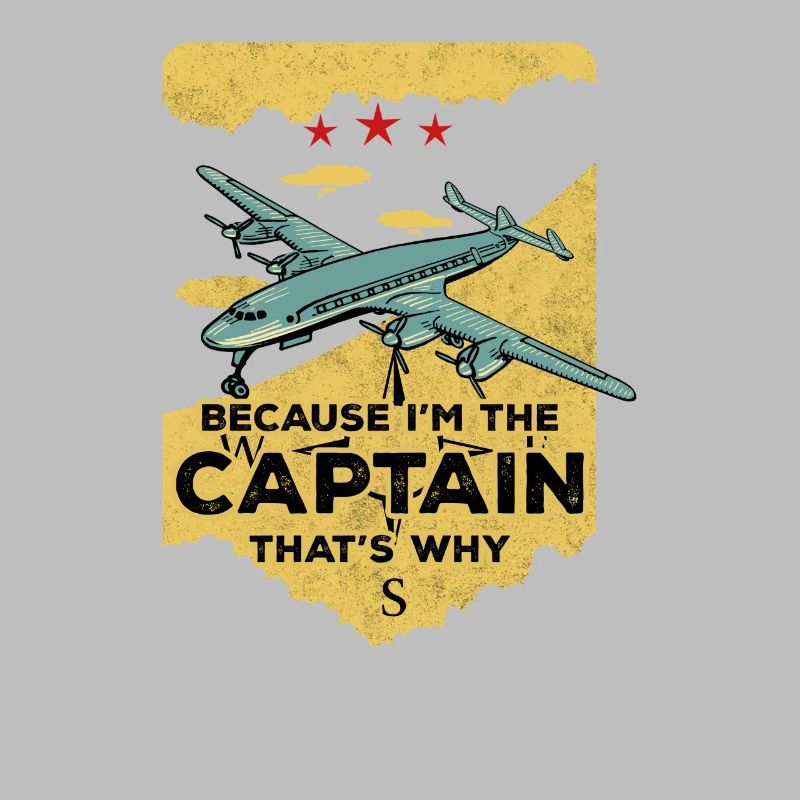 Airplane Pilot Fly Captain Therefore I Gift
