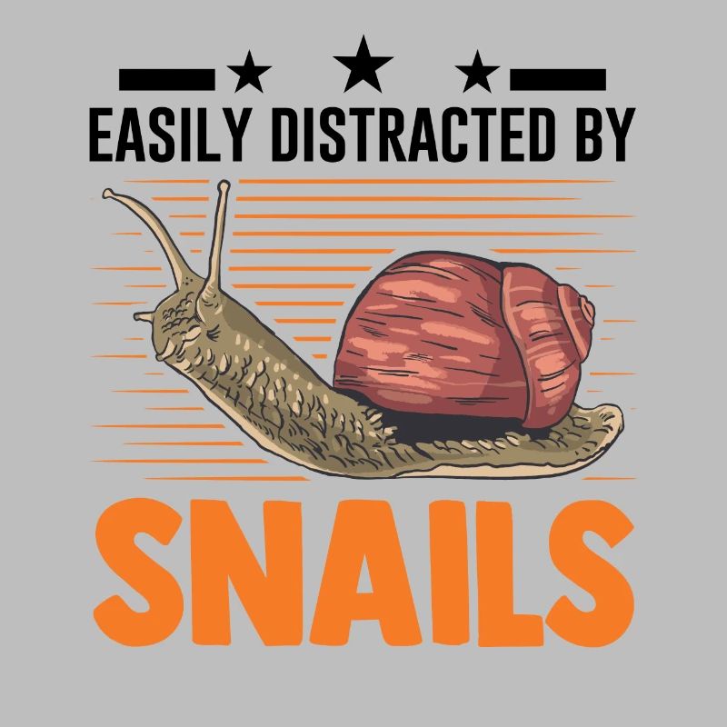 Easily distracted by Snails Schnecke