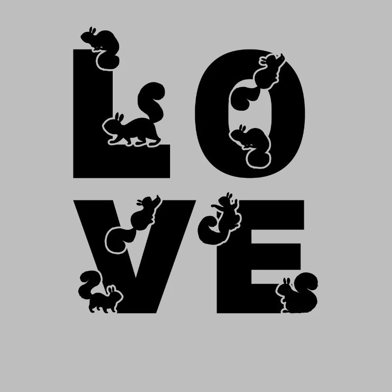 LOVE Squirrel Cute Squirrel Lover