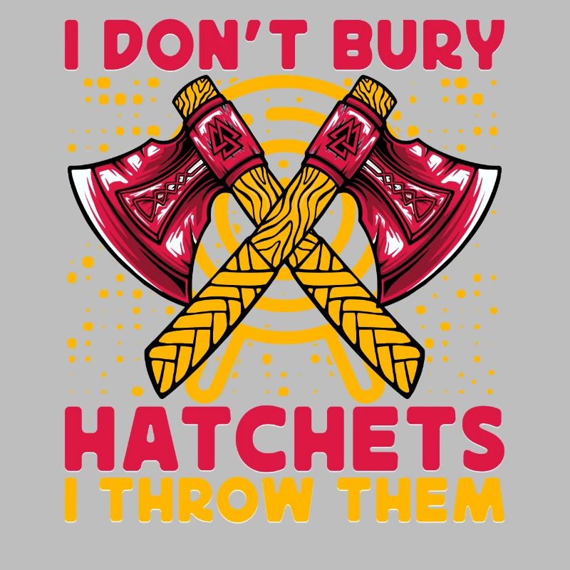 I don't bury hatches I throw them