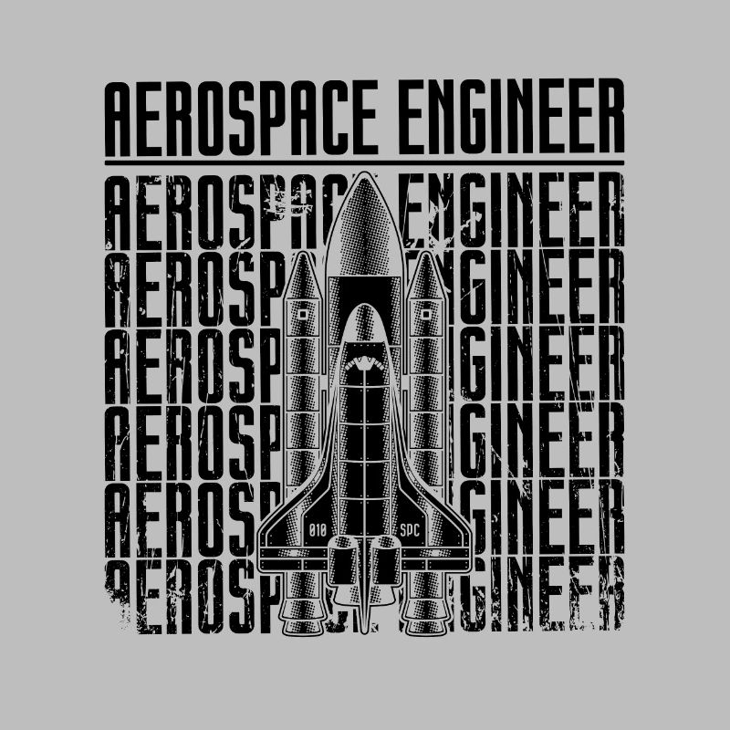 Ingénieur aérospatial Rocket Ship Science Space