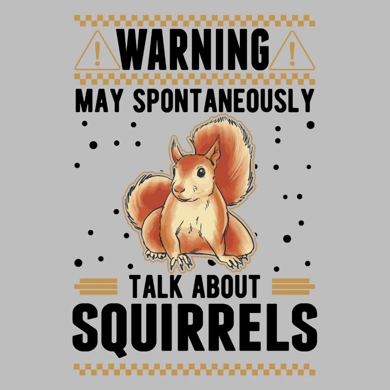 Warnung Eichhörnchen Grauhörnchen