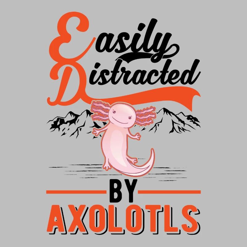 Easily distracted by Axolotls Schwanzlurch