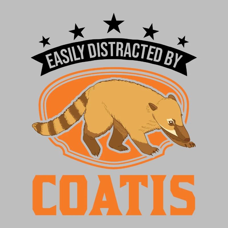 Easily distracted by Coatis coati