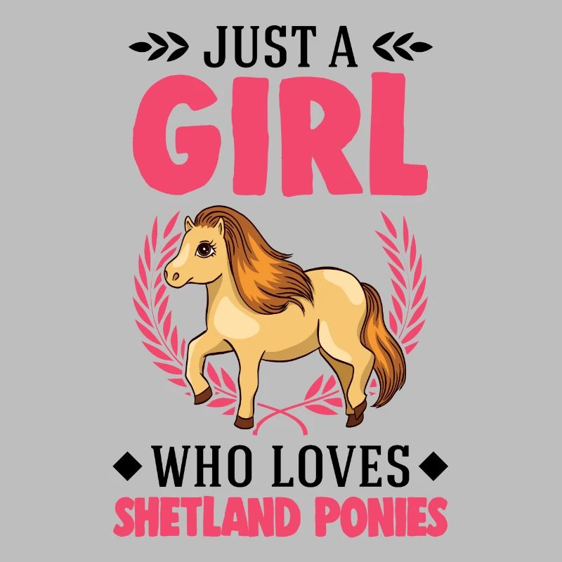 Shetlandpony Mädchen Shetland-Pony Shetty