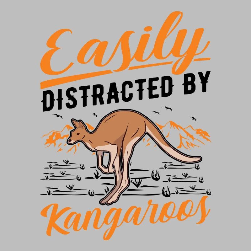 Easily distracted by Kangaroos Känguru
