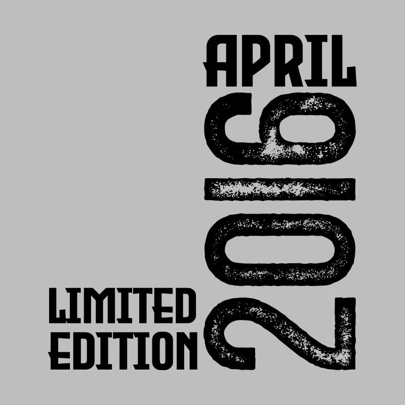 Geschenk April 2016. Geburtstag April 2016. April.
