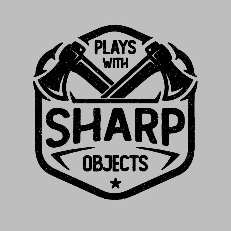 Plays With Sharp Objects Woodworking Axe Thrower