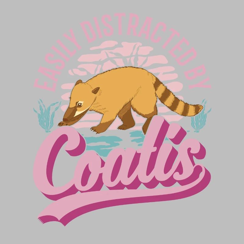 Easily distracted by Coatis coati