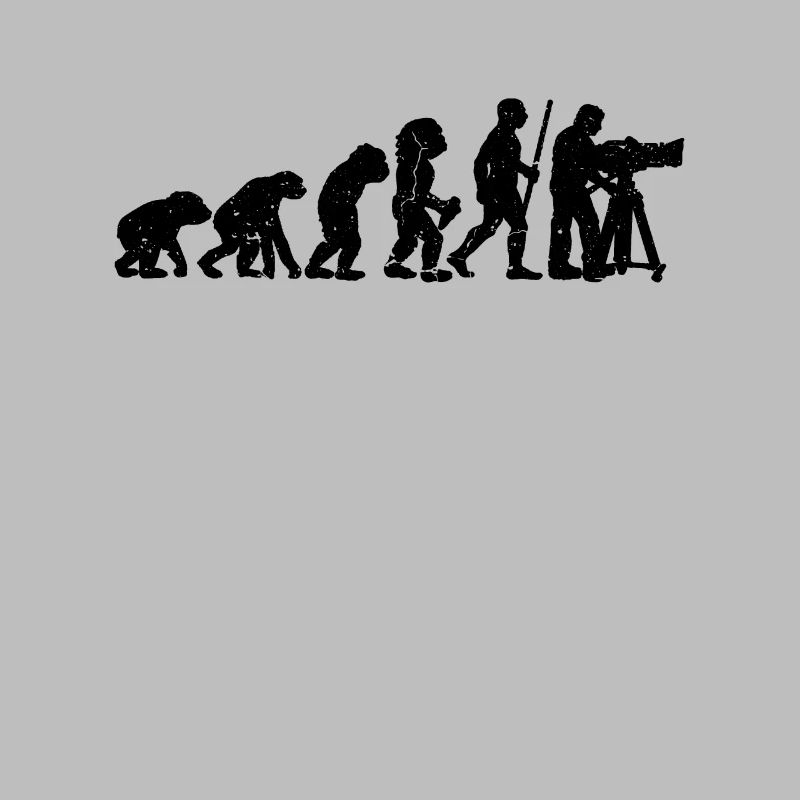 Camera Operator Evolution Retro Loves Filmmaking