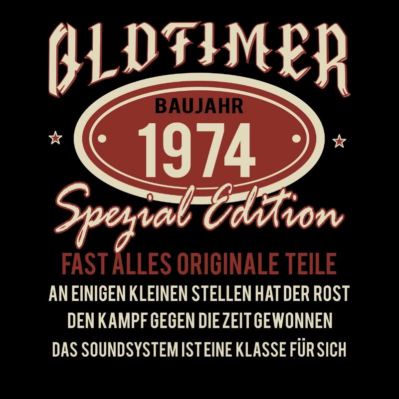Oldtimer Baujahr 1974 Geburtstag
