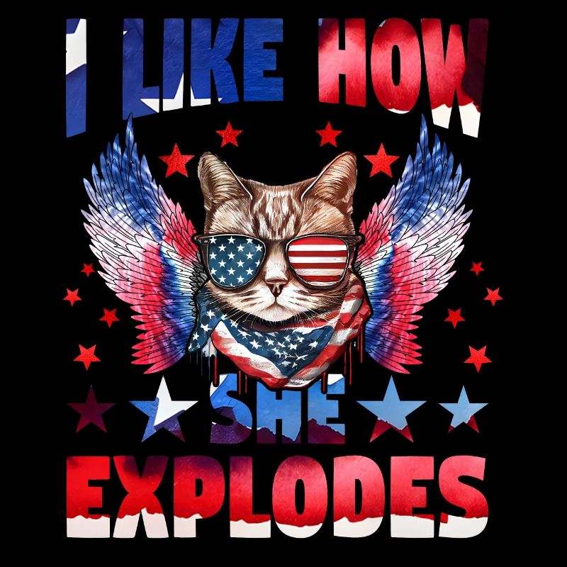 I like how she explodes