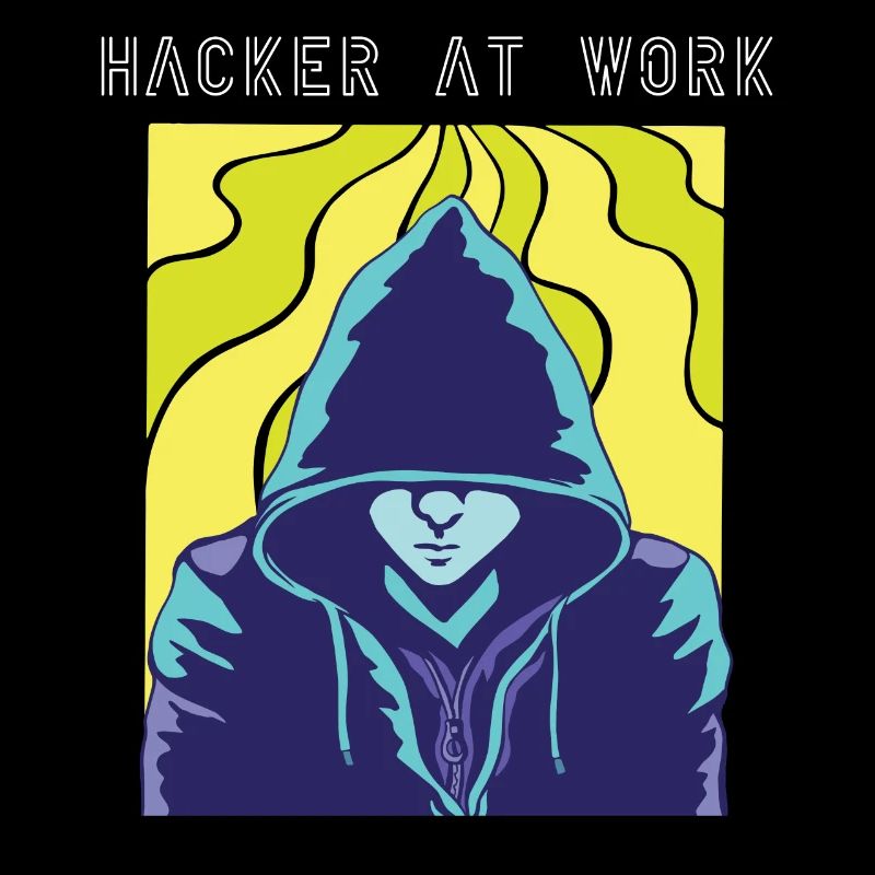 Hacker at work