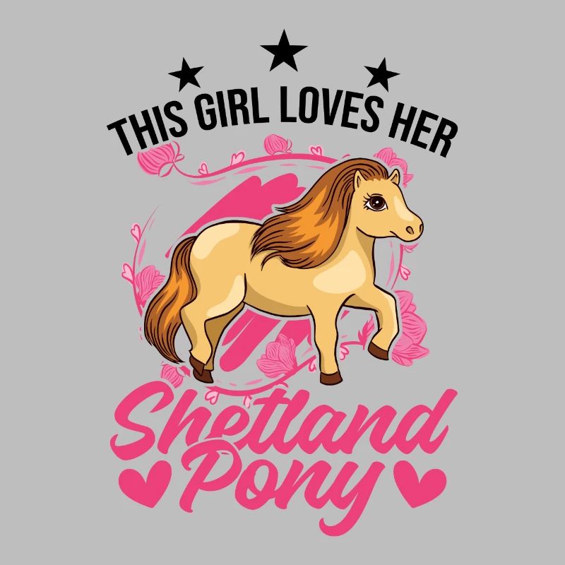 Shetland Pony Mädchen Geschenk Shetty