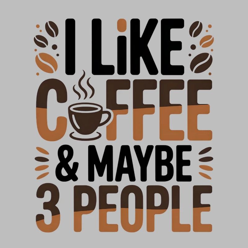 Kaffee Introvertierter Spruch Coffee