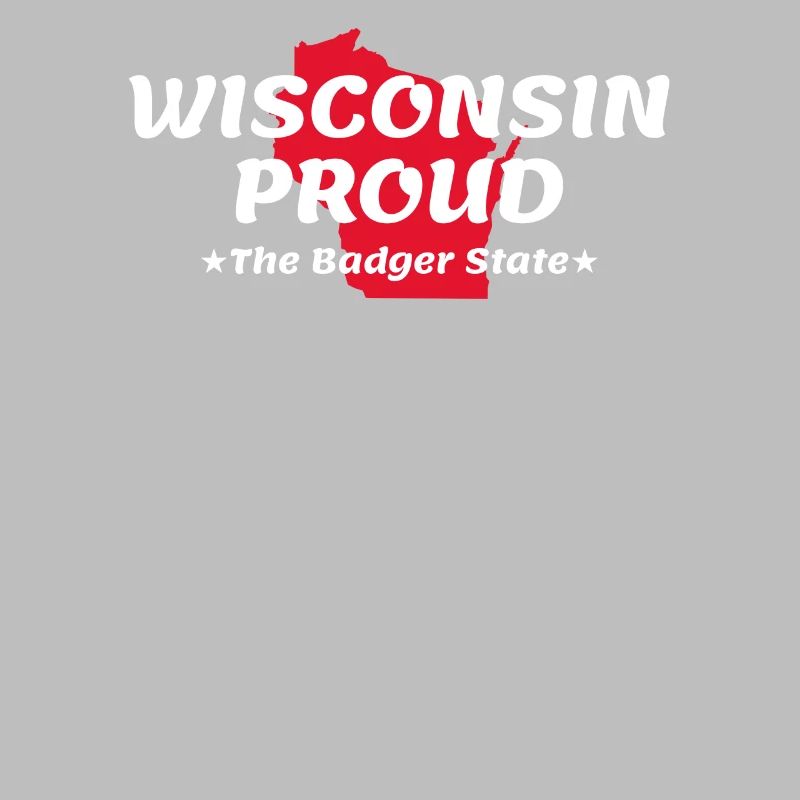Wisconsin Proud State Devise The Badger State print