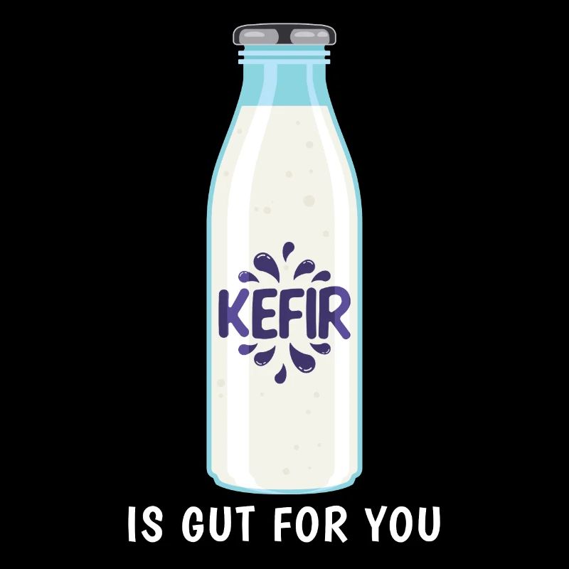 Conception de kéfir de fermentation Gut For You