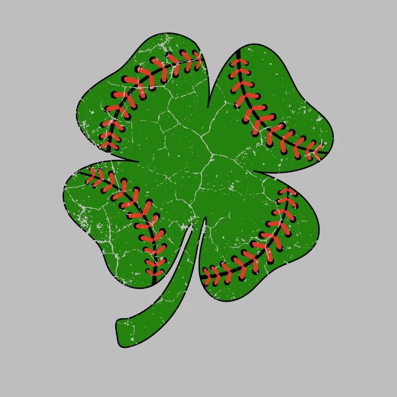 Baseball St Patricks Day, trèfle feuille, trèfle