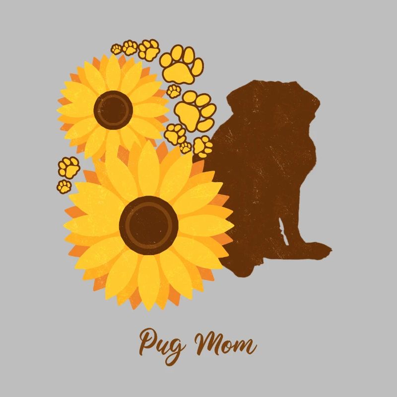Sonnenblumenmutter - Mops