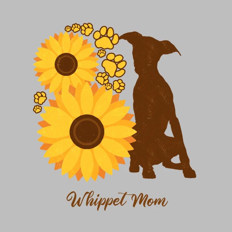 Sonnenblumenmutter - Whippet