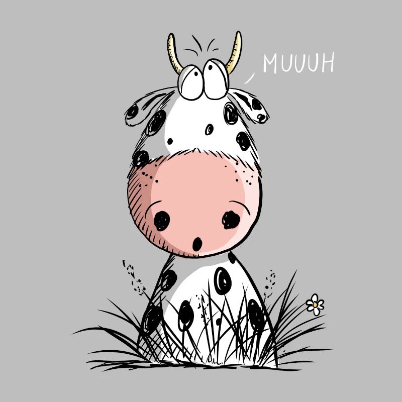 Comical Muh Cow I Beef Comic I Gift