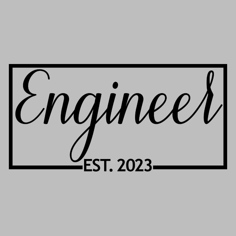 Engineer Est. 2023 Graduation Engineering Student