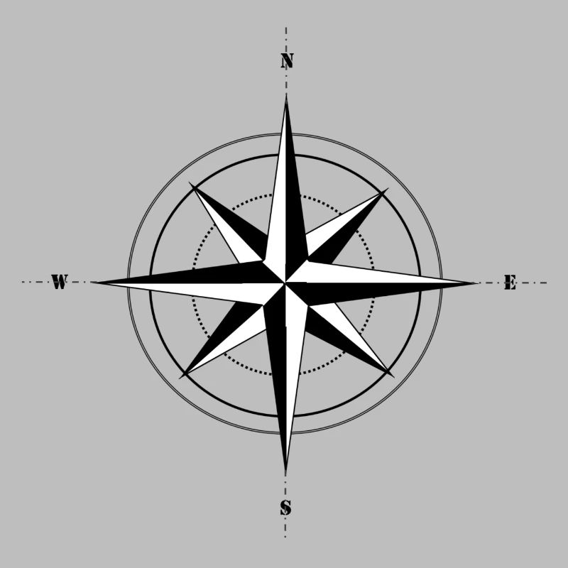 Compass rose compass