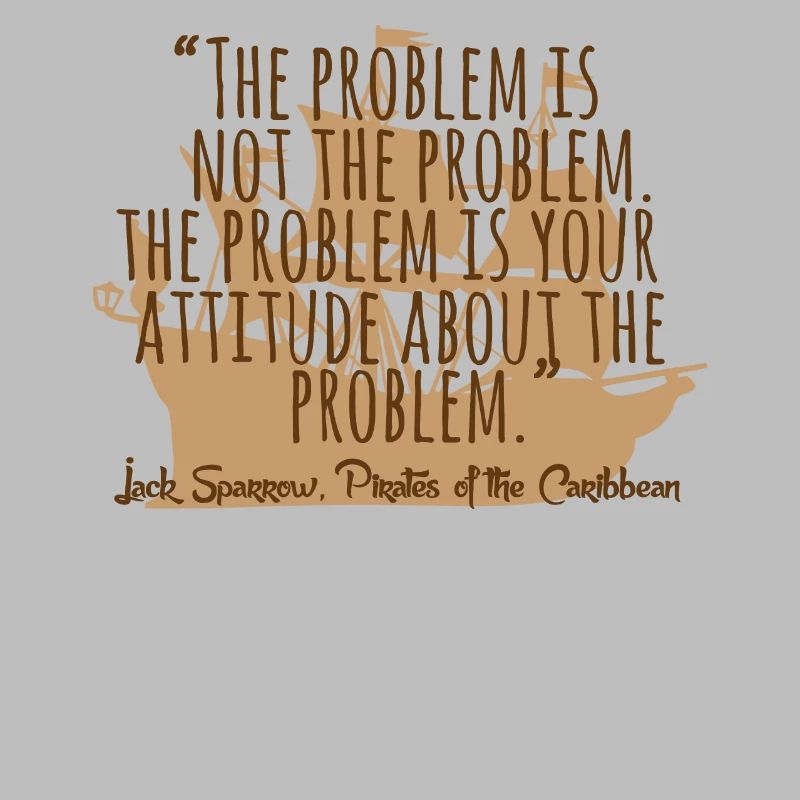 Problem is not the problem - mindset poetsy textin