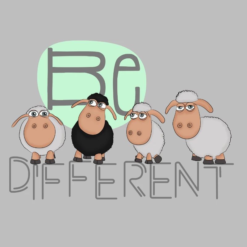 Be different: Special sheep - funny sheep