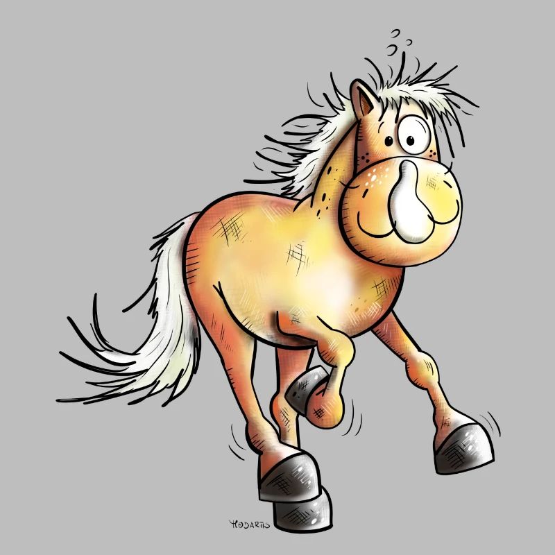 Running Haflinger