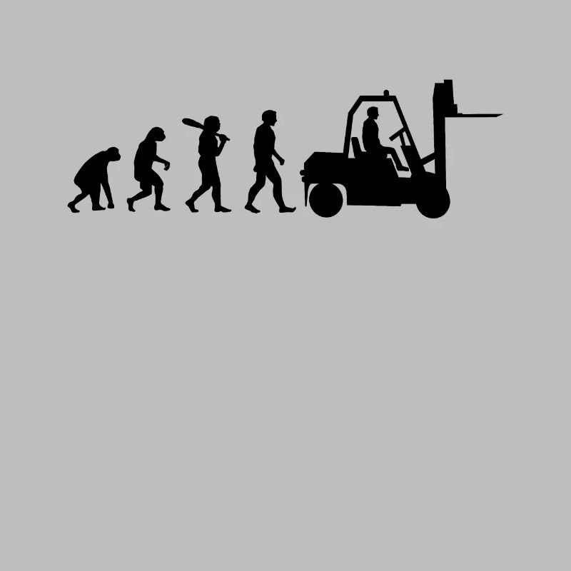 Gabelstapler Evolution Staplerfahrer Geschenk