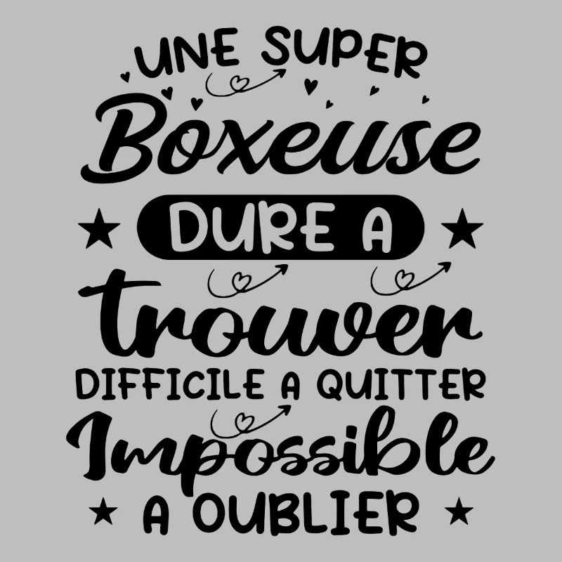Une Super Boxeuse - Cadeau boxeuse