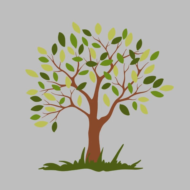 beautiful green tree