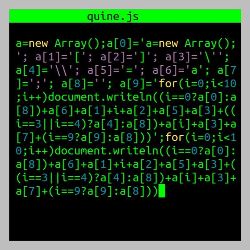 quine javascript