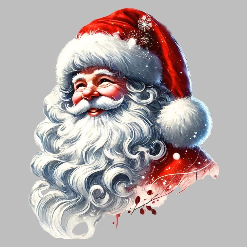 Weihnachtsmann mit strahlendem Lächeln