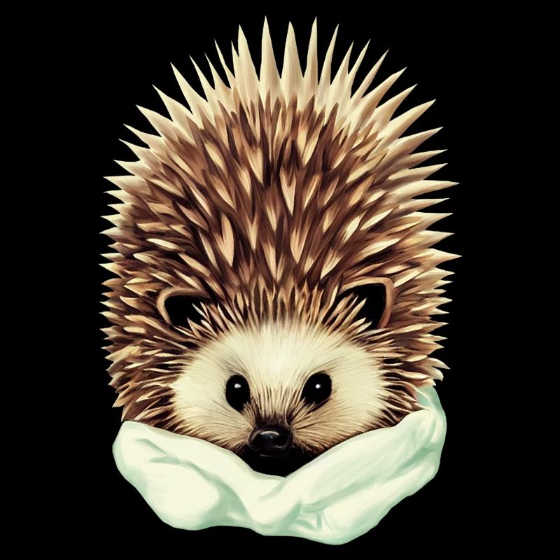 hérisson confortable