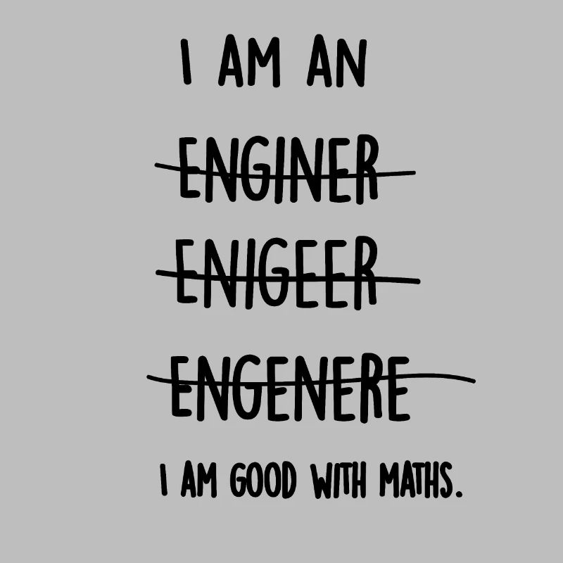 Funny engineer student math physics gift