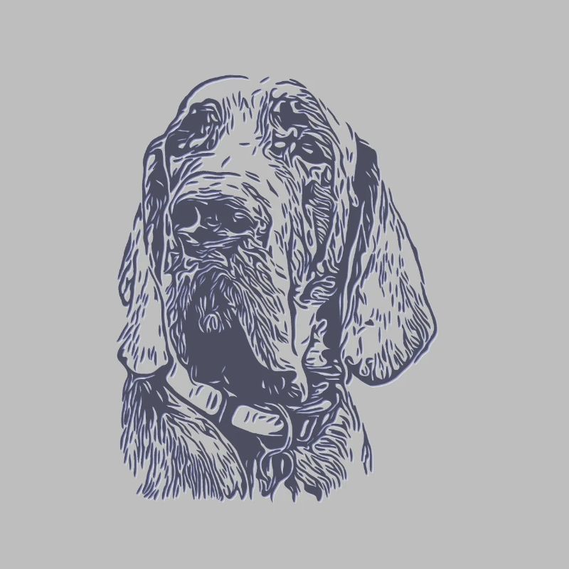 Hund Dogge Grau Silber Hellgrau