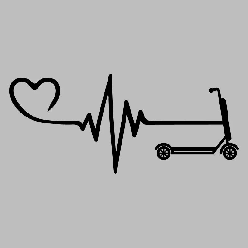 E-roller Puls Herz Liebe