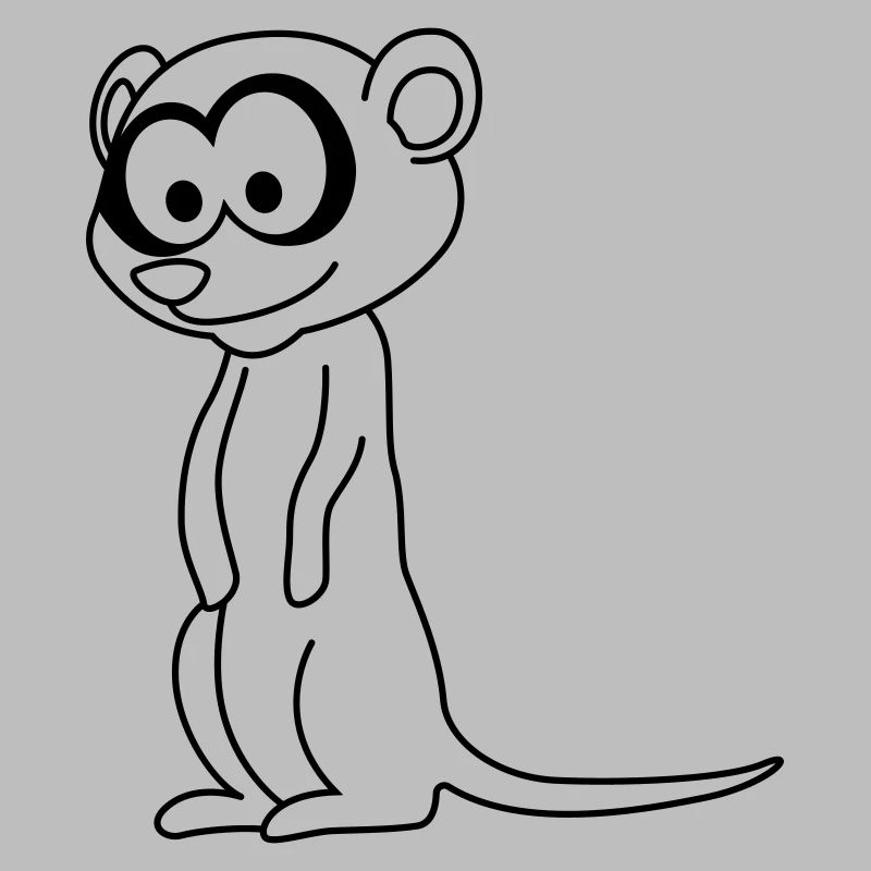 Erdmännchen Comic Tier