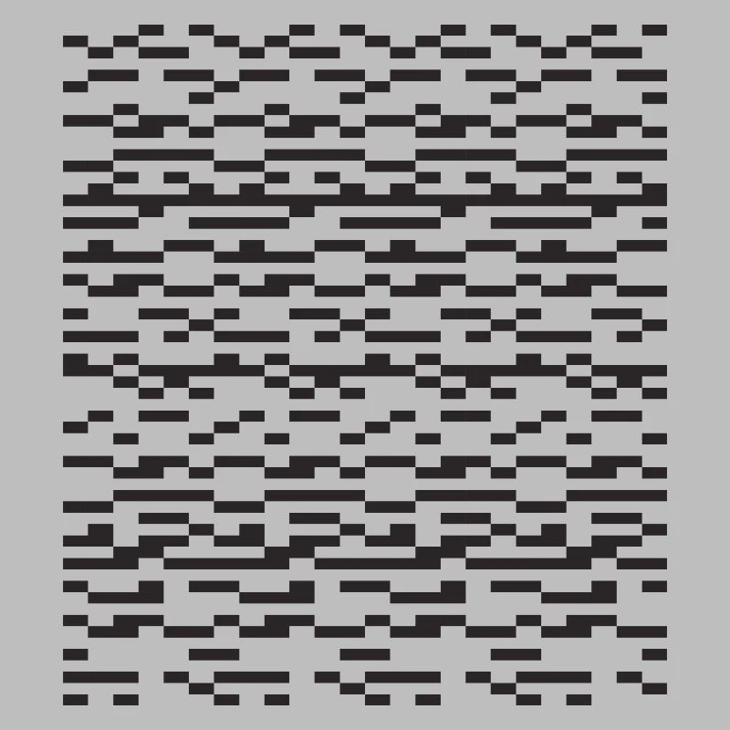 Noir Stripe pixellé Glitch Grid